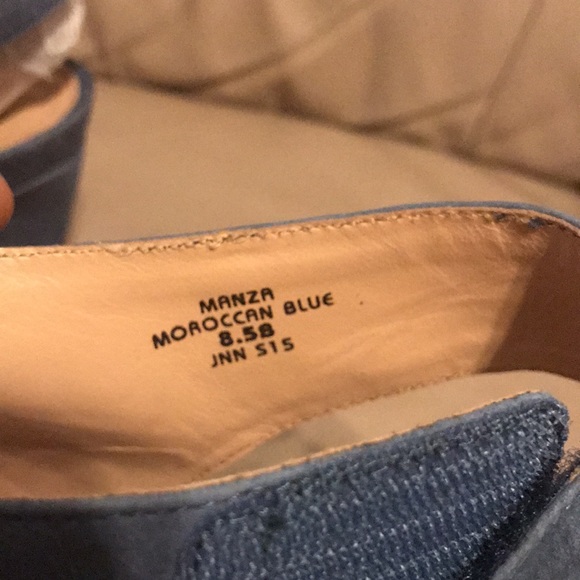 Earthies manza Moroccan blue shoe - Picture 3 of 12